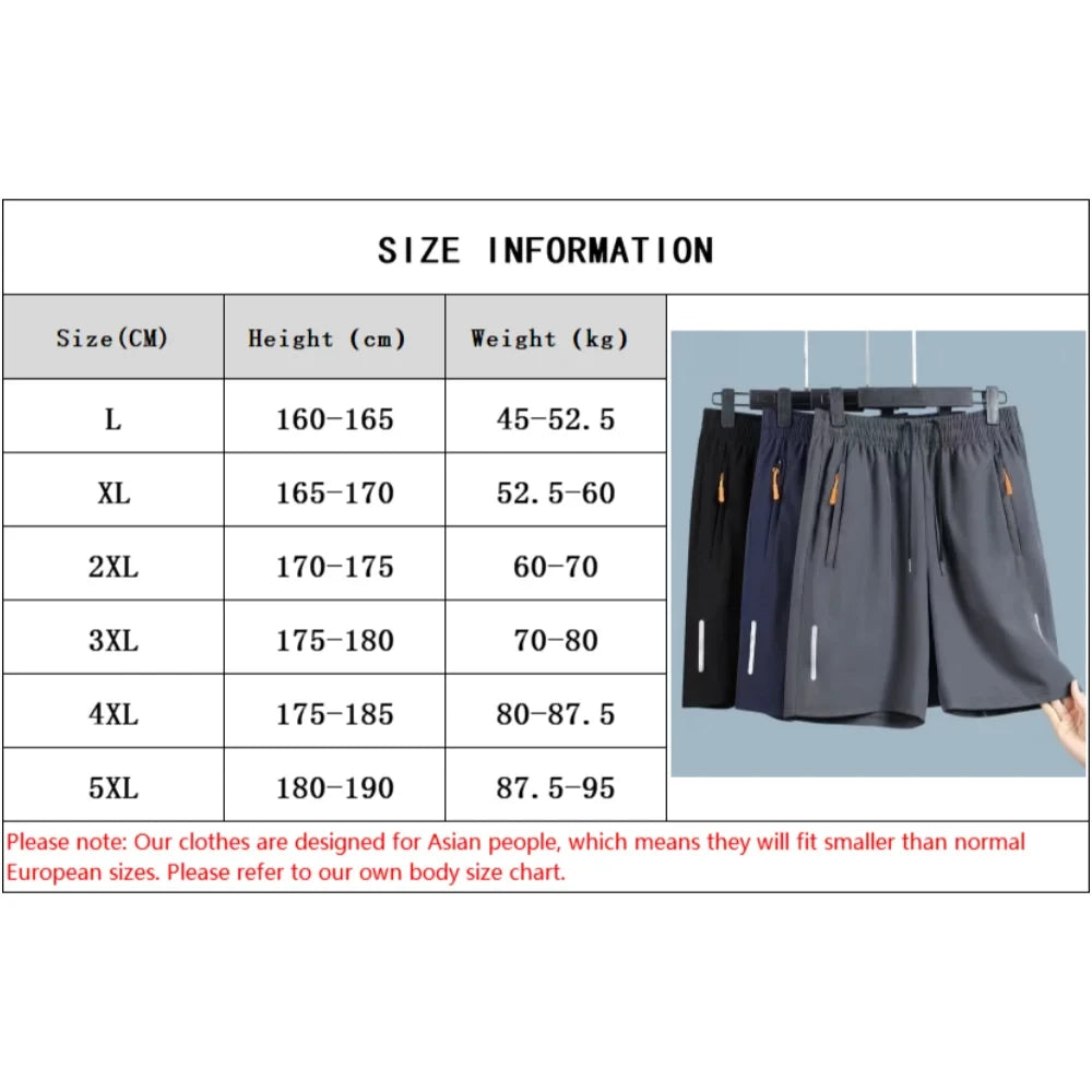 Men's Ice Silk Beach Shorts